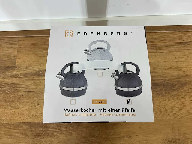 Edenberg waterkoker eb-2475 zwart keukengerei - afbeelding 2 van  7