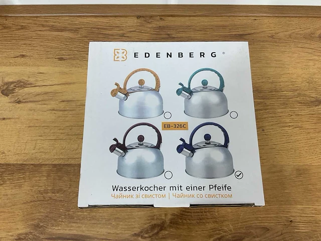 Edenberg waterkoker eb-326c blauw keukengerei - afbeelding 5 van  12