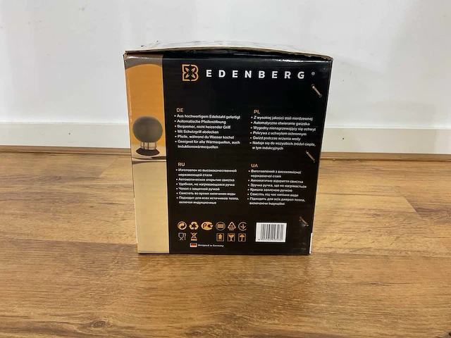 Edenberg waterkoker eb-326c oranje keukengerei - afbeelding 6 van  12