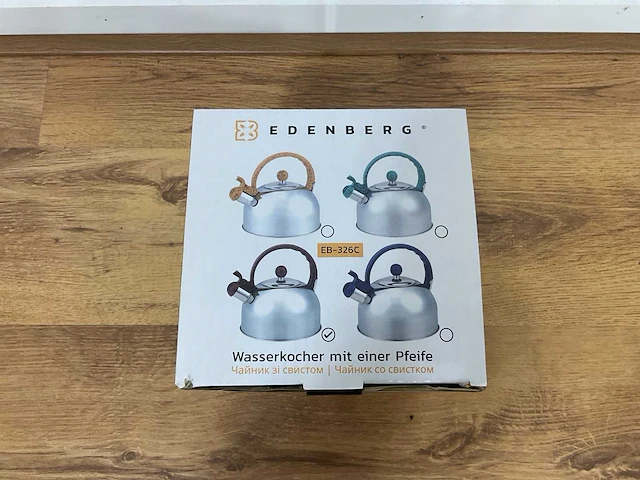 Edenberg waterkoker eb-326c rood keukengerei - afbeelding 6 van  13