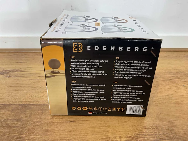 Edenberg waterkoker eb-354c oranje keukengerei - afbeelding 7 van  13