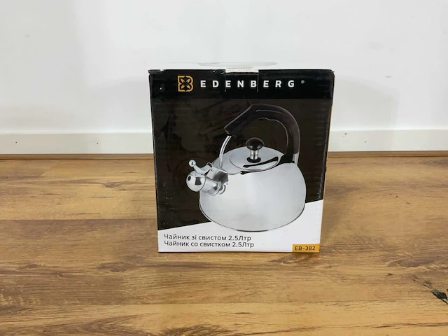 Edenberg waterkoker eb-382 zwart keukengerei - afbeelding 1 van  4