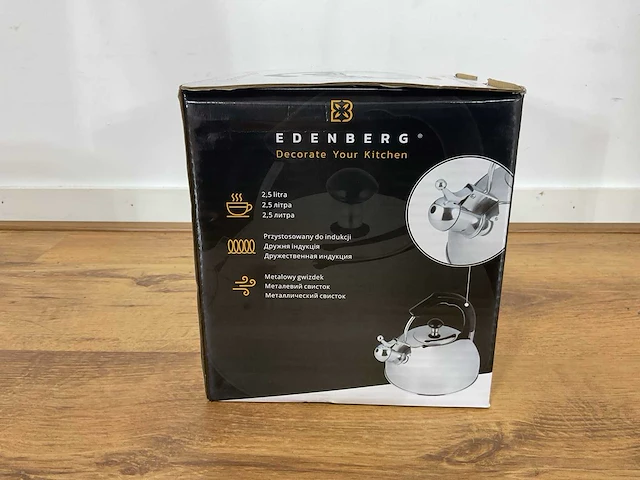 Edenberg waterkoker eb-382 zwart keukengerei - afbeelding 4 van  4