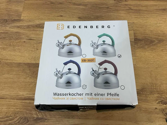 Edenberg waterkoker eb-382c groen keukengerei - afbeelding 7 van  13
