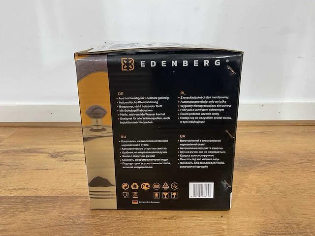 Edenberg waterkoker eb-382c oranje keukengerei - afbeelding 7 van  13