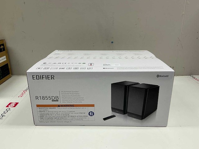 Edifier r1855db matte black 2-delige speakerset - afbeelding 2 van  4