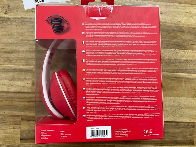 Ednet head bang koptelefoon - afbeelding 2 van  2