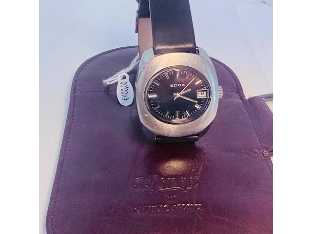 Edox delfin mechanisch herenhorloge - ufo model - afbeelding 1 van  9