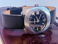 Edox delfin mechanisch herenhorloge - ufo model - afbeelding 6 van  9