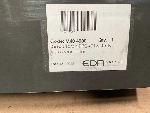 Edr m40 4000 welding torche - afbeelding 3 van  3