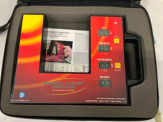 Edtm wp4500 window energy profiler - afbeelding 1 van  5