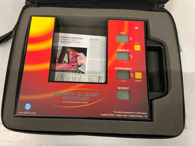 Edtm wp4500 window energy profiler - afbeelding 2 van  5