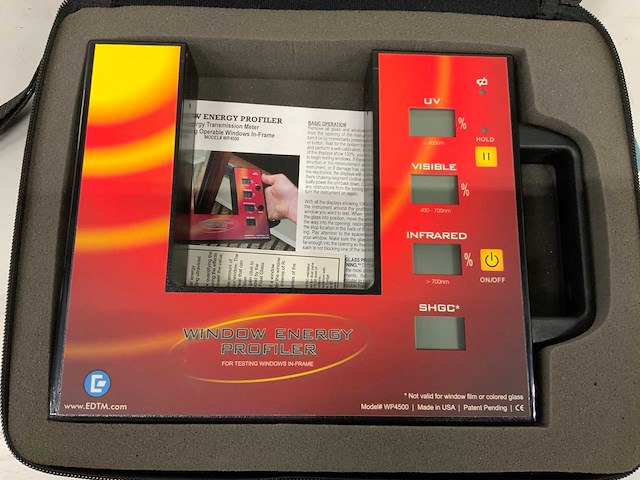 Edtm wp4500 window energy profiler - afbeelding 3 van  5