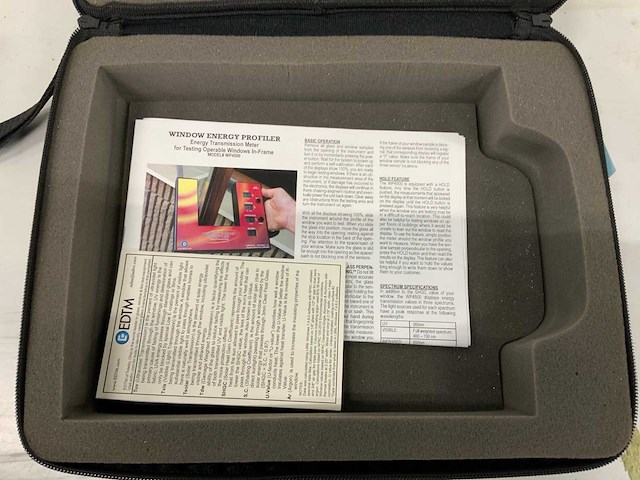 Edtm wp4500 window energy profiler - afbeelding 4 van  5
