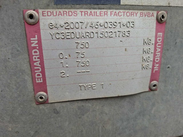 Eduard - plateauwagen - aanhangwagen - afbeelding 6 van  6