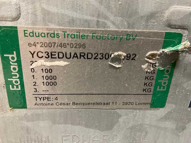 Eduard 4 aanhangwagen met keyfrost koelvries opbouw - afbeelding 10 van  18