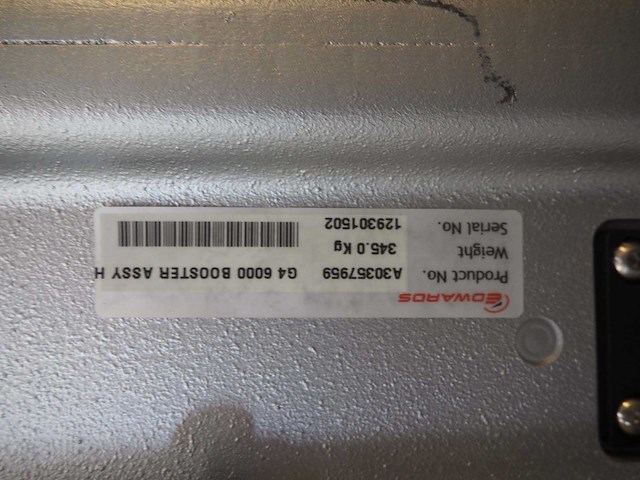 Edwards - pxh6000 - droge booster vacuüm-pompsysteem - afbeelding 6 van  6