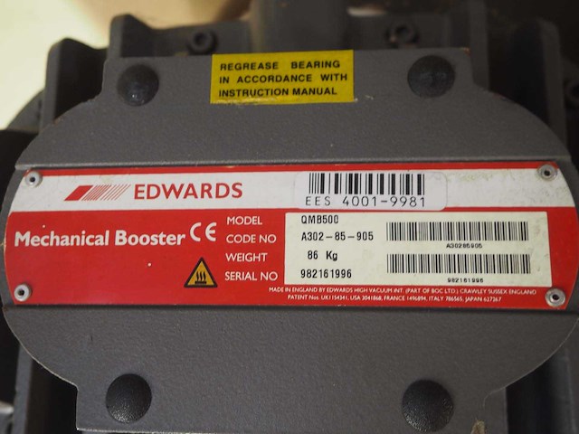 Edwards - qmb500f - vacuum booster pomp (2x) - afbeelding 5 van  8