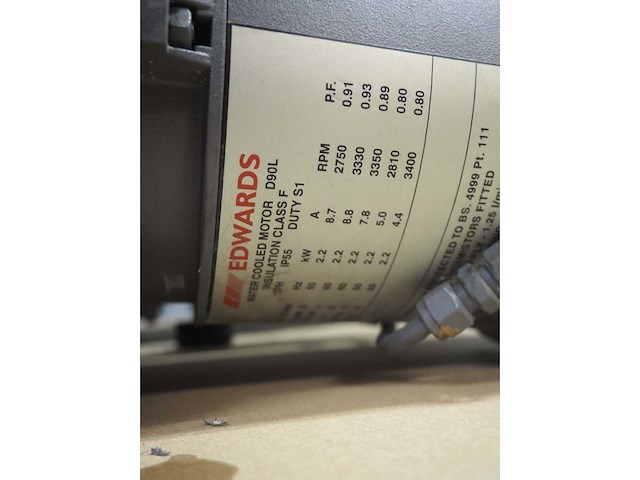 Edwards - qmb500f - vacuum booster pomp (2x) - afbeelding 1 van  7