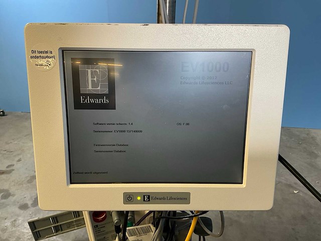 Edwards lifescience ev1000 patiëntmonitor - afbeelding 4 van  11