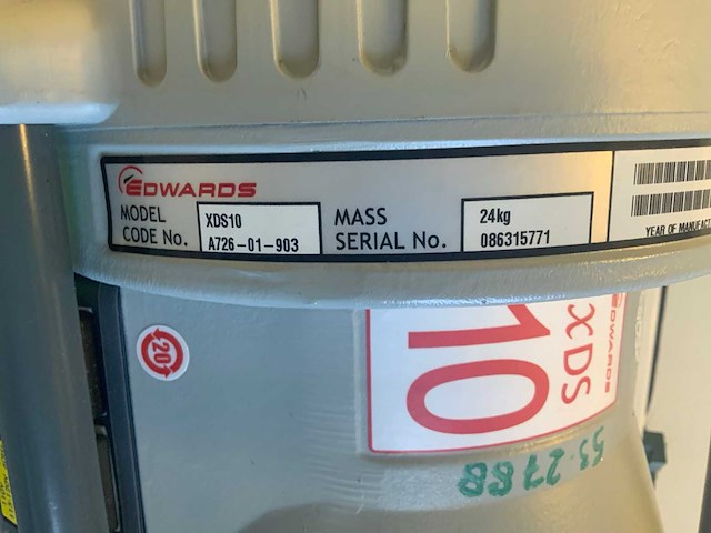 Edwarts xds 10 vacuümpomp - afbeelding 3 van  7