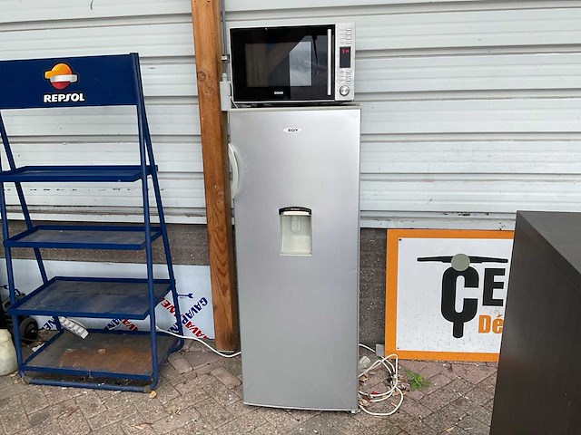 Edy koelkast + domo combi magnetron - afbeelding 1 van  6