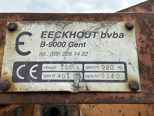 Eeckhout aut 07 knijpbak - afbeelding 5 van  6