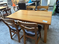 Eethoek set licht eiken