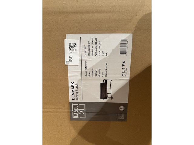 Eetkamerbank, label51, antraciet - afbeelding 6 van  6