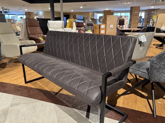 Eetkamerbank, label51, denmark, antraciet - afbeelding 3 van  6