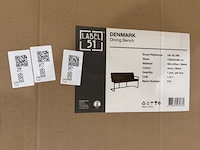 Eetkamerbank, label51, denmark, army - afbeelding 6 van  6