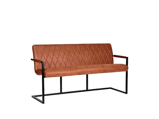 Eetkamerbank, label51, denmark, cognac - afbeelding 1 van  6