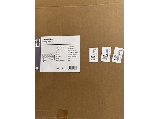 Eetkamerbank, label51, denmark, cognac - afbeelding 6 van  6