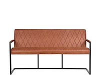 Eetkamerbank, label51, denmark, cognac - afbeelding 2 van  6