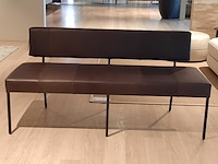 Eetkamerbank pilat&pilat, marjelle, donkerbruin - afbeelding 1 van  7