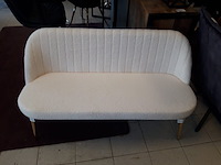 Eetkamerbankje 130 cm 2 persoons, cream, 2025 - afbeelding 1 van  2