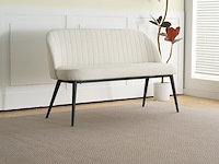 Eetkamerbankje 130 cm 2 persoons, white, 2025 - afbeelding 1 van  2