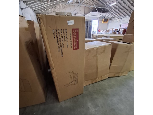 Eetkamerbankje 130 cm 2 persoons, white, 2025 - afbeelding 2 van  2