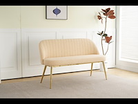 Eetkamerbankje 130 cm, light pink, 2025