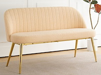 Eetkamerbankje 130 cm sanderz, light pink, 2025 - afbeelding 1 van  2