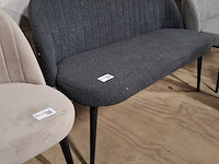 Eetkamerbankje antraciet - afbeelding 1 van  3