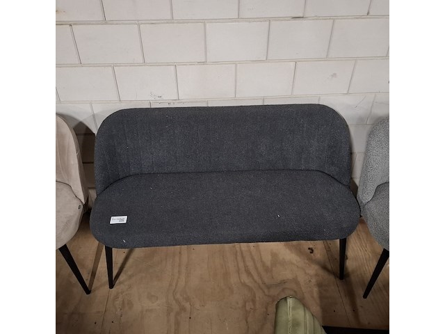 Eetkamerbankje antraciet - afbeelding 3 van  3