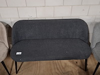 Eetkamerbankje antraciet - afbeelding 3 van  3