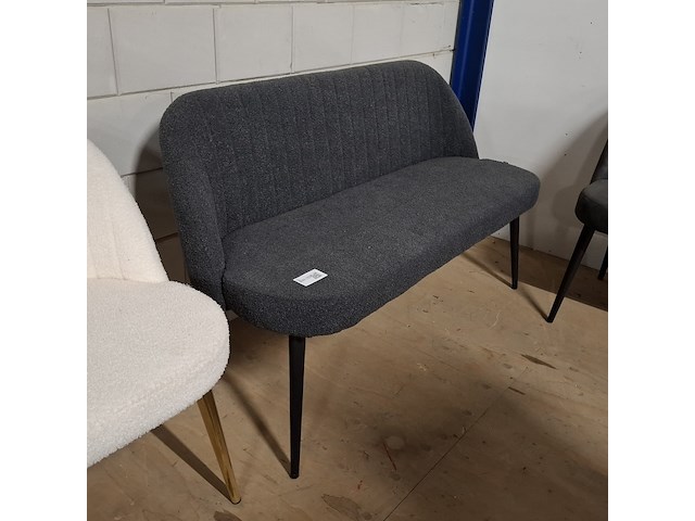 Eetkamerbankje antraciet - afbeelding 1 van  3