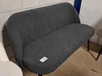 Eetkamerbankje antraciet - afbeelding 2 van  3