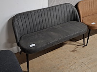 Eetkamerbankje antraciet - afbeelding 1 van  3