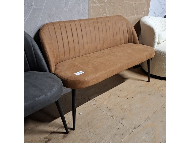 Eetkamerbankje bruin - afbeelding 1 van  3