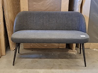 Eetkamerbankje, donker grijs - afbeelding 1 van  4