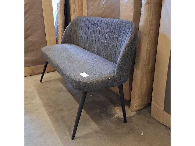 Eetkamerbankje, donker grijs - afbeelding 2 van  4