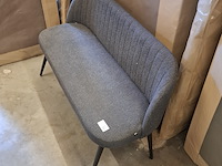 Eetkamerbankje, donker grijs - afbeelding 3 van  4